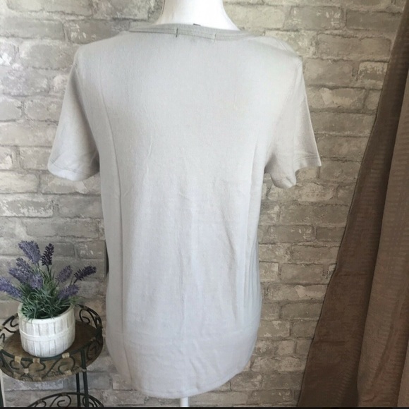 HYE PARK and LUNE Saturn Tee in Heather Gray - Picture 4 of 5